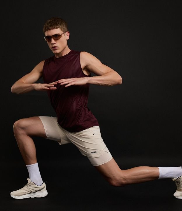 Bermuda Deportiva con Short de Compresión 4