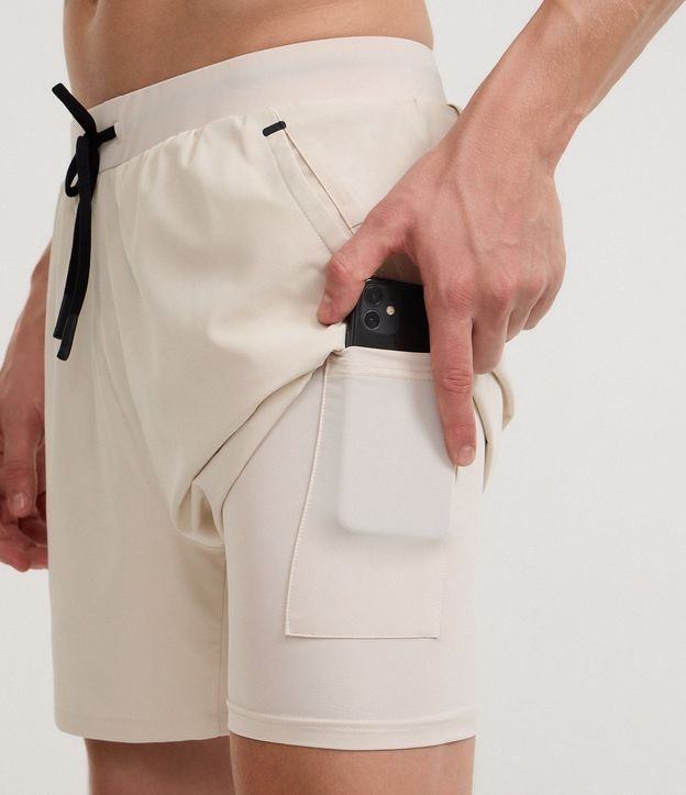 Bermuda Deportiva con Short de Compresión 5