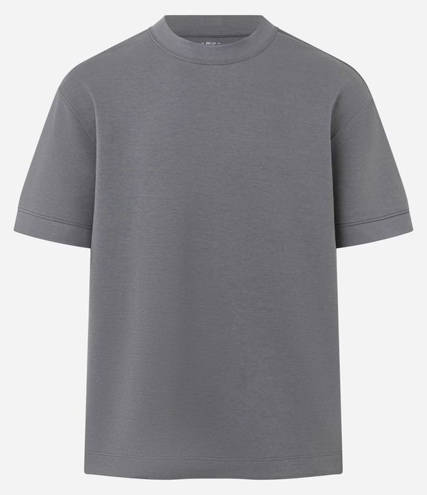 Remera Oversize en Algodón con Sisa Deslocada 4