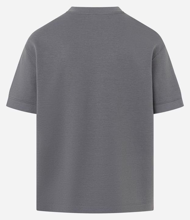 Remera Oversize en Algodón con Sisa Deslocada 5