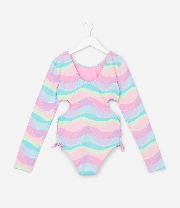 Malla Infantil con Protección UV  y Estampa Hello Kitty y Amigas - Talle 5 a 14 años 2