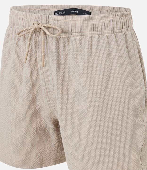 Bermuda Playera Básica en Microfibra Texturizado  8