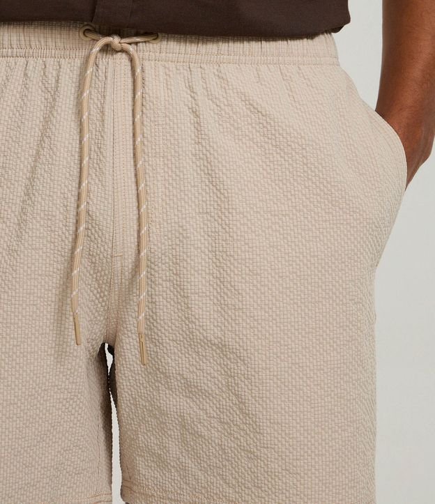 Bermuda Playera Básica en Microfibra Texturizado  5