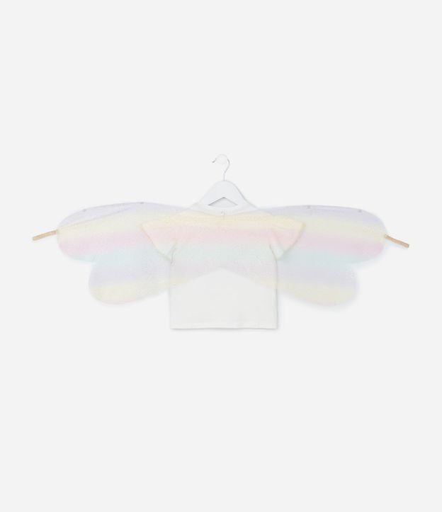 Blusa Infantil con Asas y Estampa de Mariposa - Talle 1 a 6 años 3