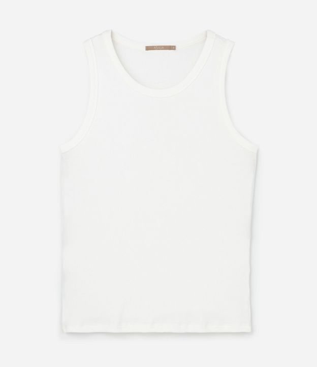 Blusa Musculosa Acanalada en Rib Curve & Plus Size