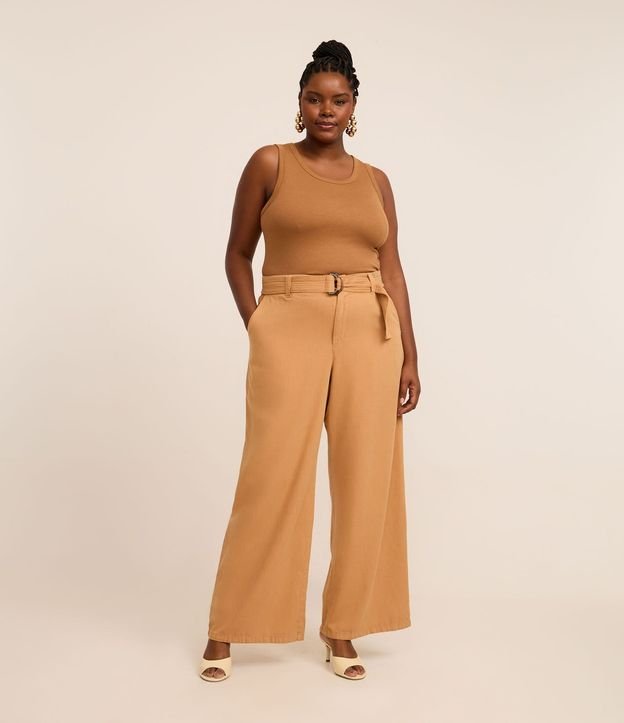 Blusa Musculosa Acanalada en Rib Curve & Plus Size 2