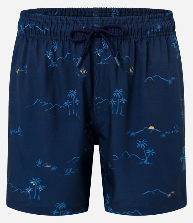 Bermuda de Baño con Estampa Mini Ilha 4