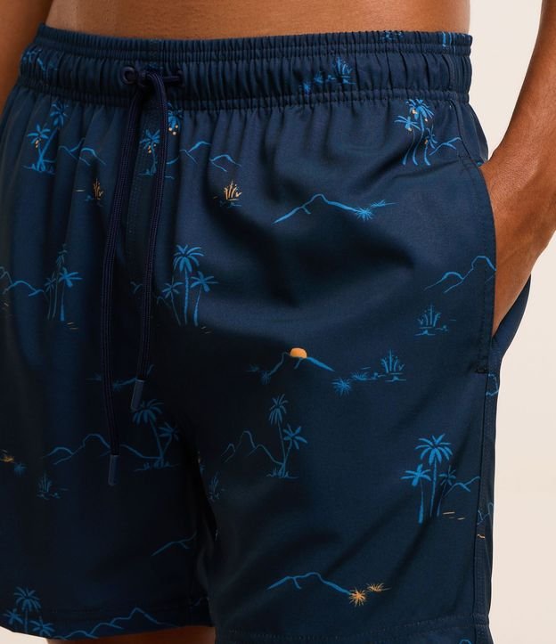 Bermuda de Baño con Estampa Mini Ilha 3