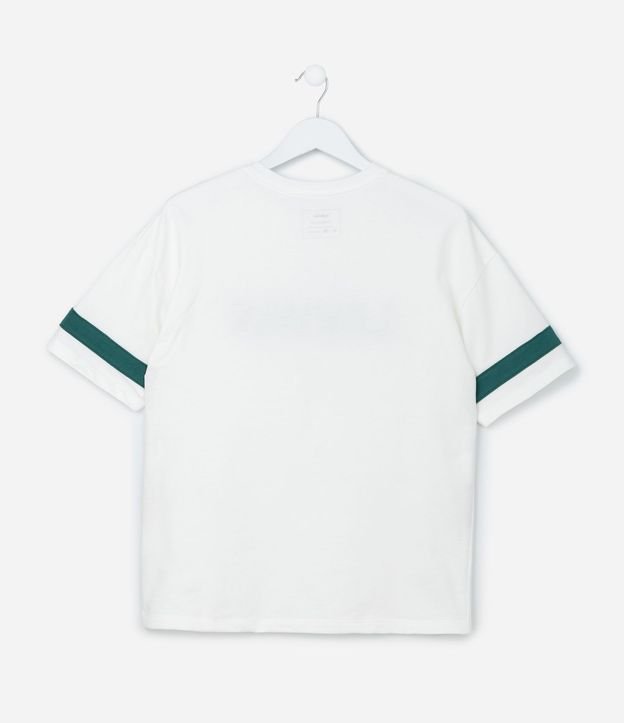 Remera Infantil en Chenile con Bordado Lettering -  Talle 5 A 14 años 2