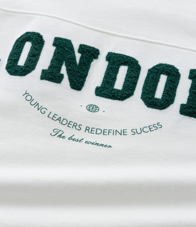 Remera Infantil en Chenile con Bordado Lettering -  Talle 5 A 14 años 6
