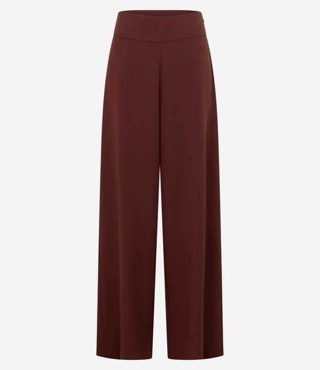 Pantalón Pantalona en Crepé con Pences