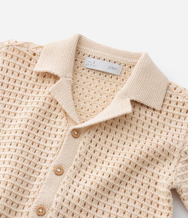 Camisa Infantil en Punto Maquinetada - Talle 1 a 6 años 7