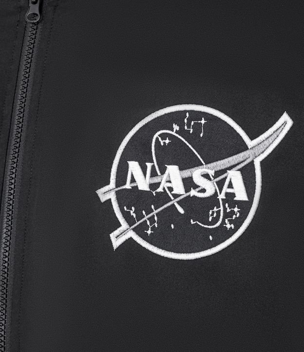 Campera Bomber en Microfibra con Estampa de la Nasa 7