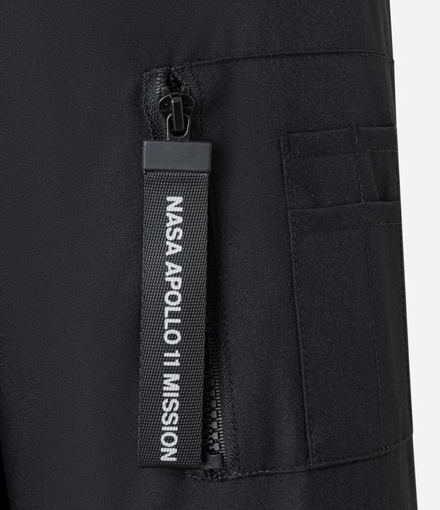 Campera Bomber en Microfibra con Estampa de la Nasa 9