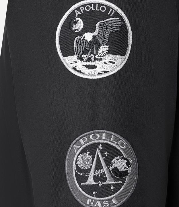 Campera Bomber en Microfibra con Estampa de la Nasa 10