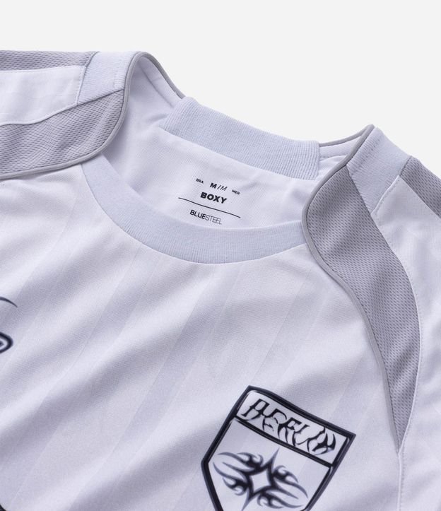 Remera Boxy Manga Larga con Estampa Lettering Attitude 10