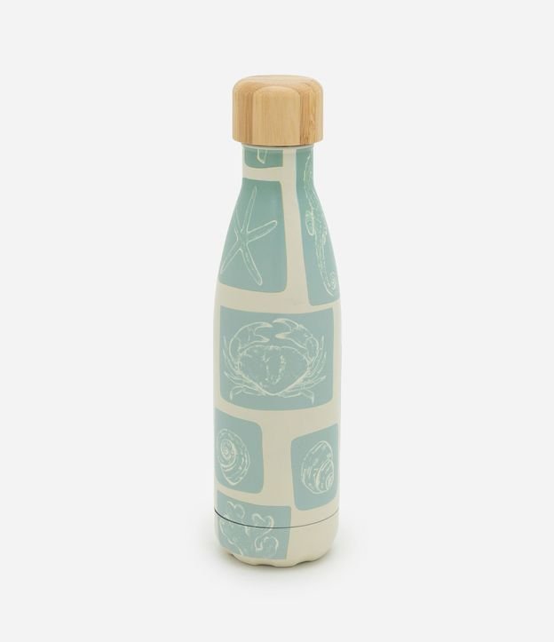 Botella Térmica en Metal con Estampa Fondo del Mar 1