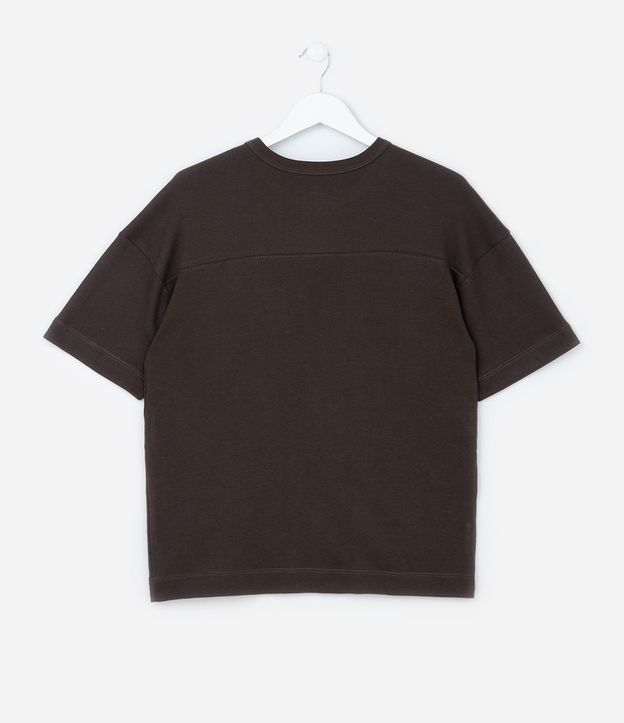 Remera Oversized Infantil en Suedine - Talle 5 a 14 años 3