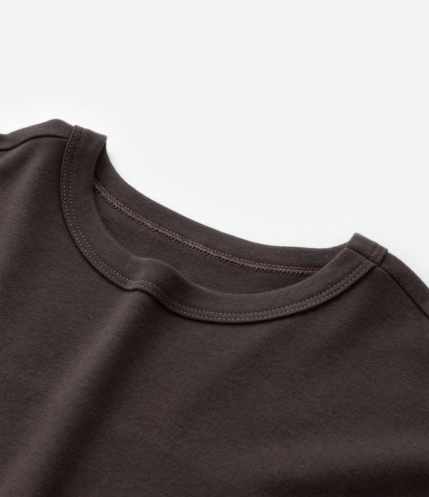 Remera Oversized Infantil en Suedine - Talle 5 a 14 años 5