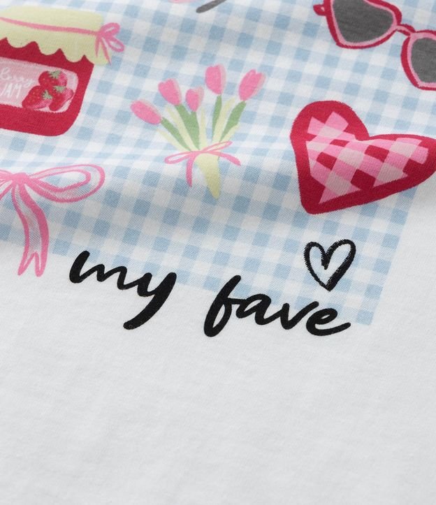 Conjunto Infantil con Estampa Localizada y Lettering Summer Is My Fave - Talle 1 A 6 años 11