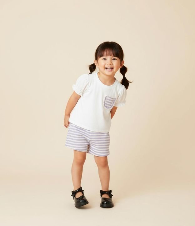 Conjunto Infantil con Estampa de Rayas - Talle 1 a 6 años
