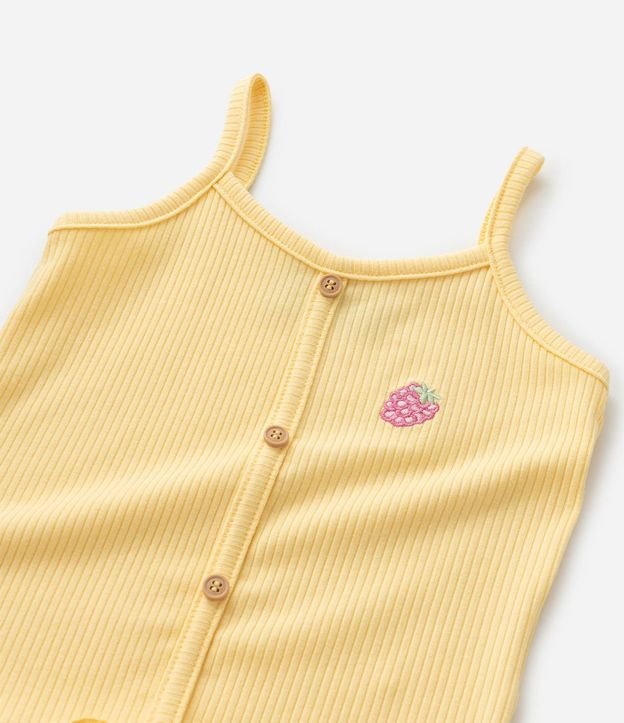 Conjunto Infantil en Rib con Bordado de Frutilla - Talle 1 a 6 años 11