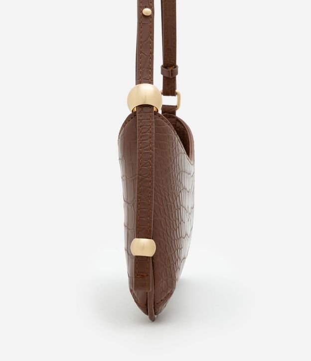 Cartera Baguette en PU con Textura Crocco 2