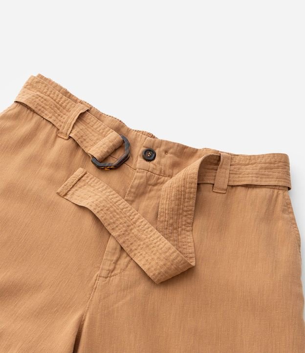 Pantalón Pantalona en Sarga con Cinturón Curve & Plus Size 8