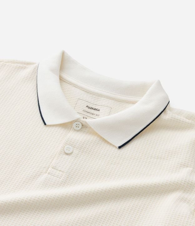 Remera Polo Infantil Texturizada - Talle 5 a 14 años 6