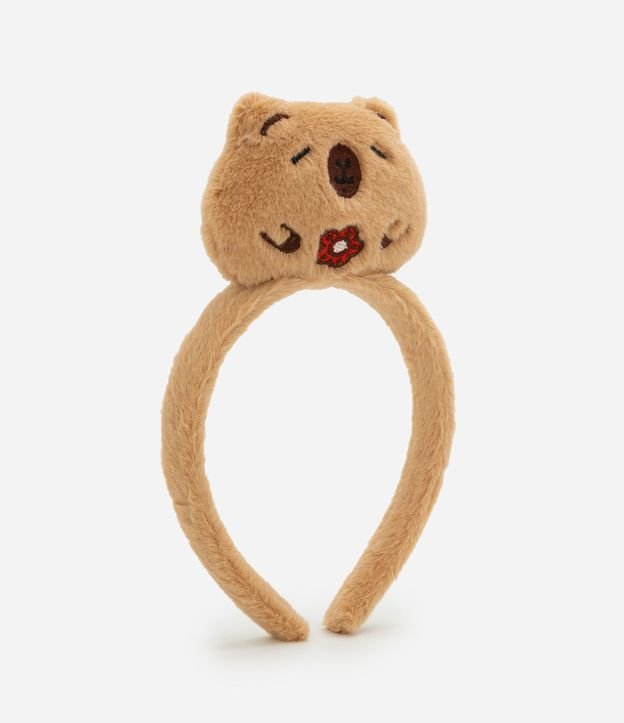 Vincha Infantil con Estampa Capivara 3D - Talle único