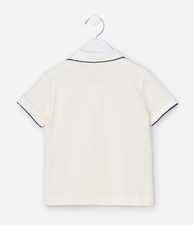 Remera Polo Infantil Texturizada - Talle 1 a 6 años 3