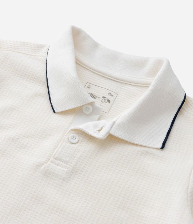 Remera Polo Infantil Texturizada - Talle 1 a 6 años 6
