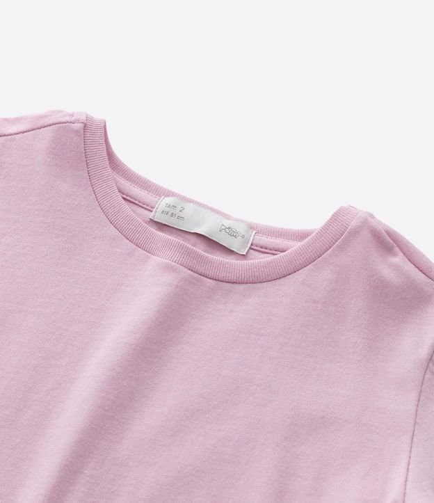 Blusa Infantil con Flores Aplicadas en la Manga - Talle 1 a 6 años 5