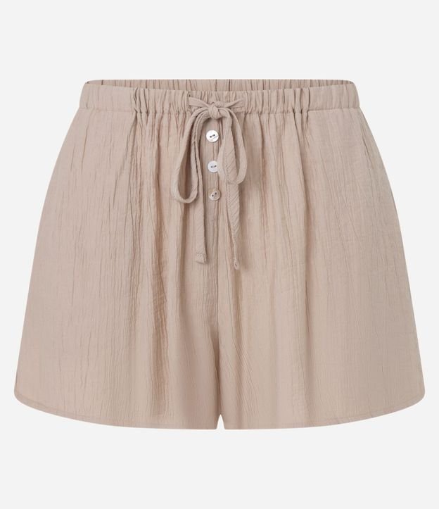 Salida de Playa Short en Viscosa con Bolsillo y Lazo 6