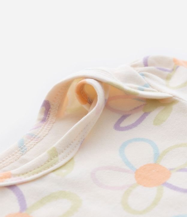 Body Infantil con Estampa Floral - Talle 0 a 18 meses 7