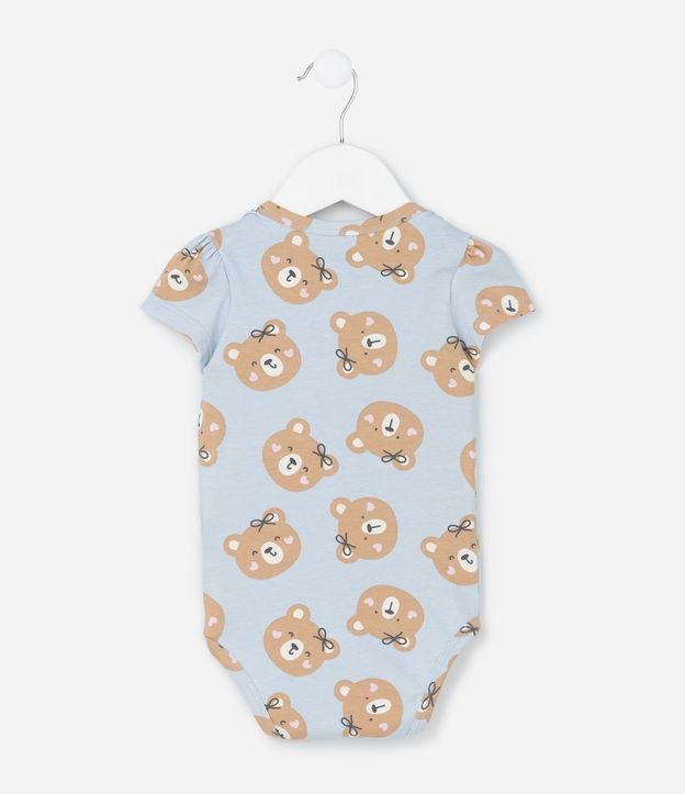 Body Infantil con Estampa de Osito - Talle 0 a 18 Meses 4