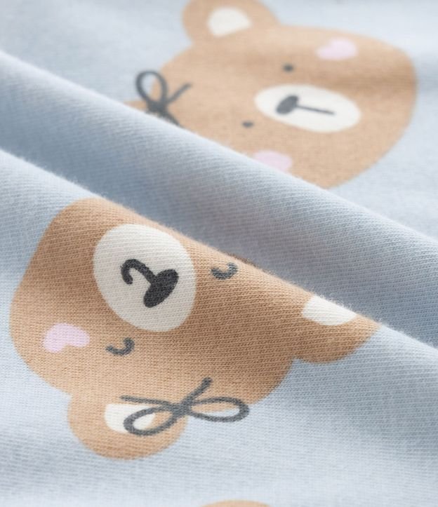 Body Infantil con Estampa de Osito - Talle 0 a 18 Meses 5