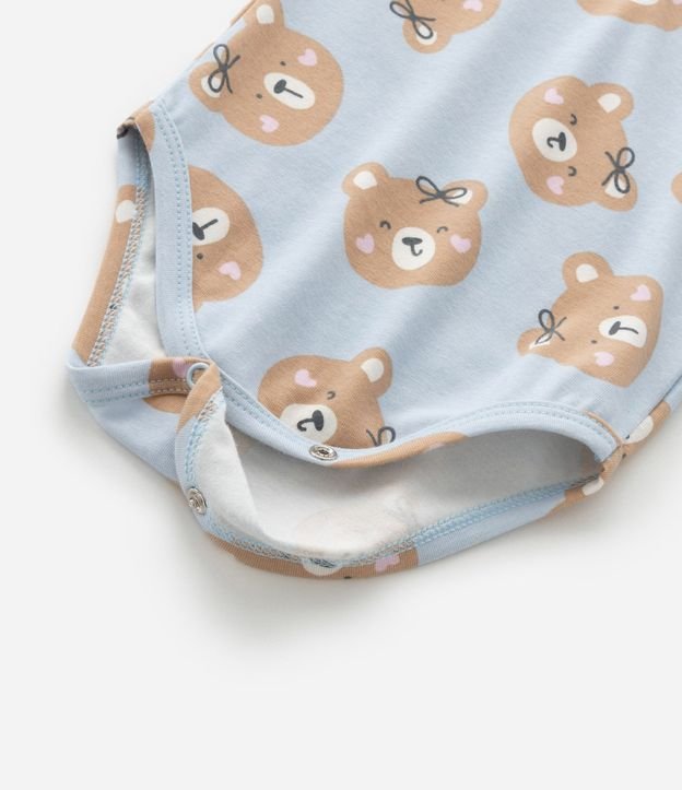 Body Infantil con Estampa de Osito - Talle 0 a 18 Meses 7