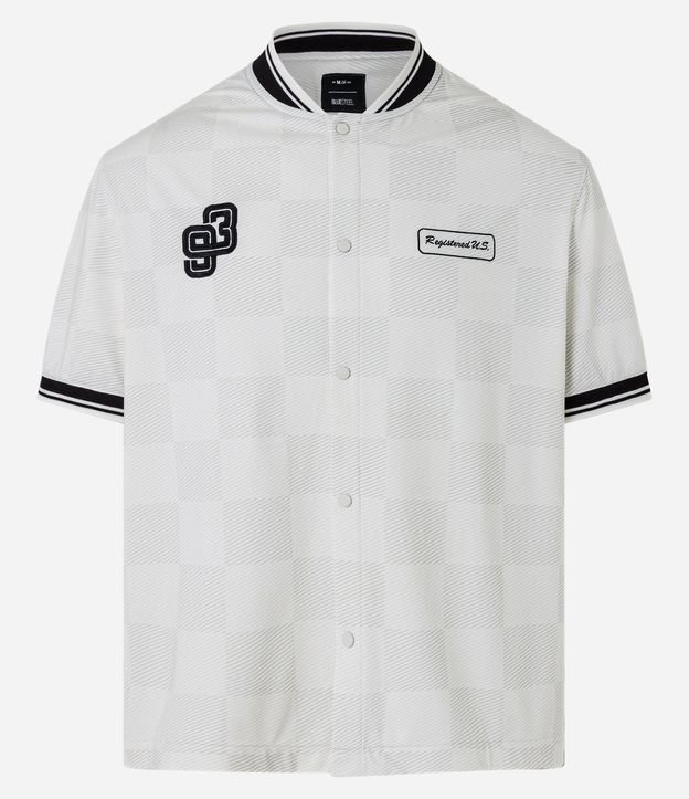 Camisa Sport Core Cuadriculada con Bordados 8