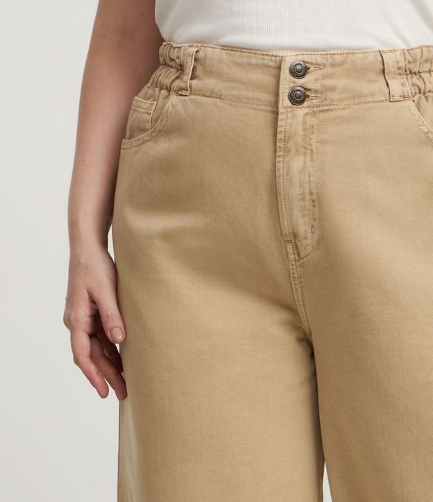 Pantalón Wide Leg en Sarga con cintura Clochard Curve & Plus Size 3
