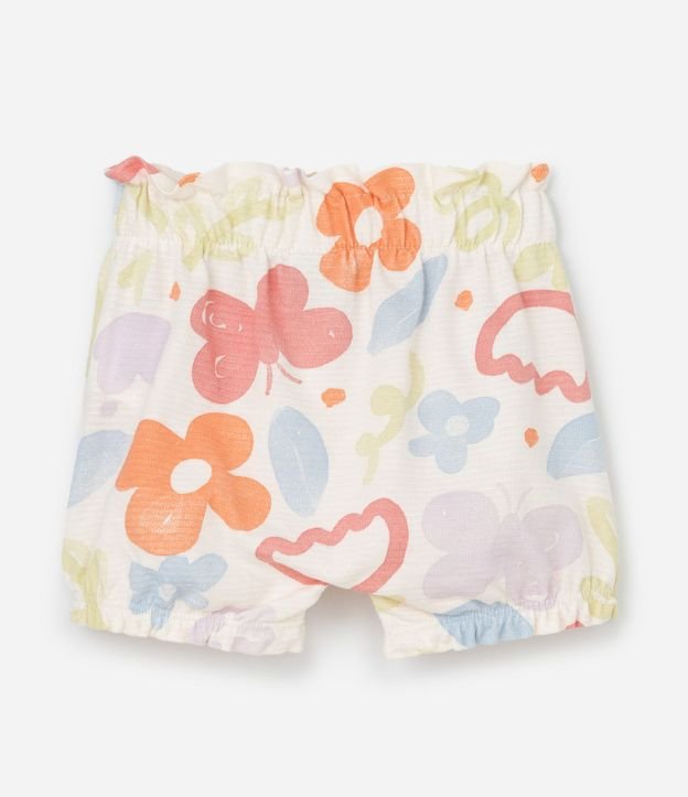 Conjunto Infantil con Estampa Floral - Talle 0 a 18 Meses 6