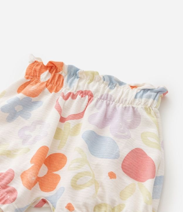Conjunto Infantil con Estampa Floral - Talle 0 a 18 Meses 7