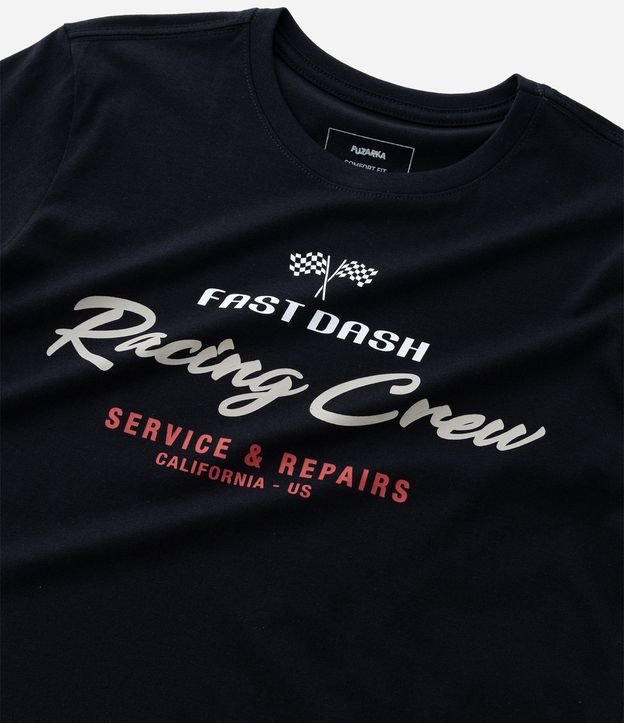Remera Infantil con Lettering Racing Crew - Talle 5 a 14 años 4