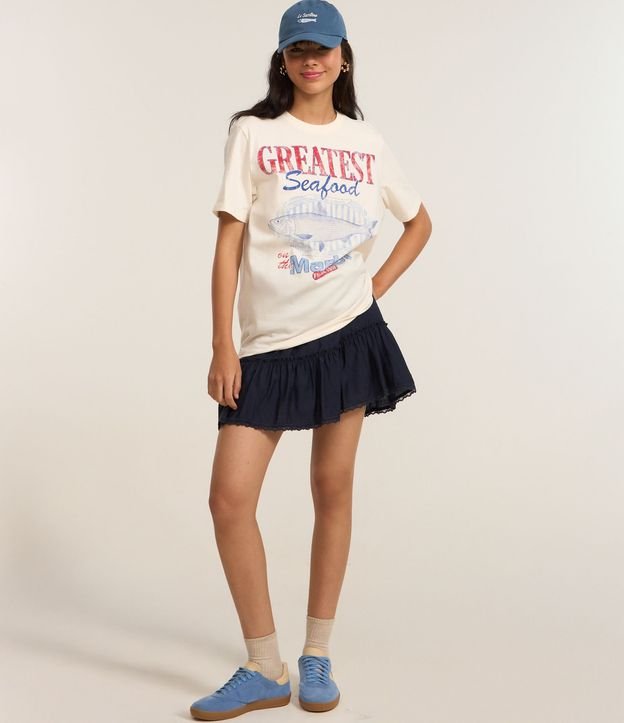 Remera T-Shirt con Estampa Pez Seafood 4
