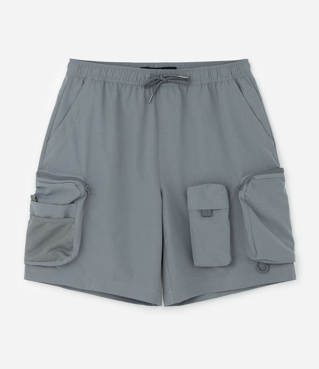Bermuda Baggy Cropped con Bolsillos
