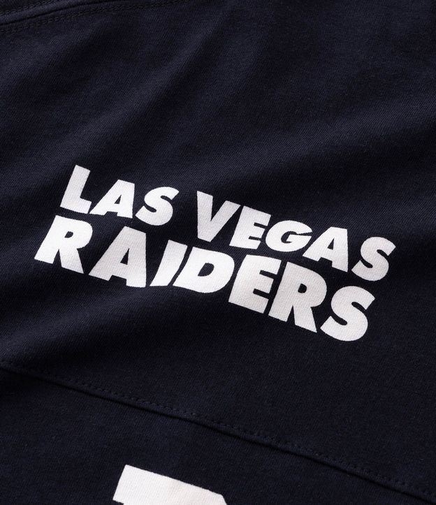 Remera Oversized en Algodón con Estampado Raiders NFL 15