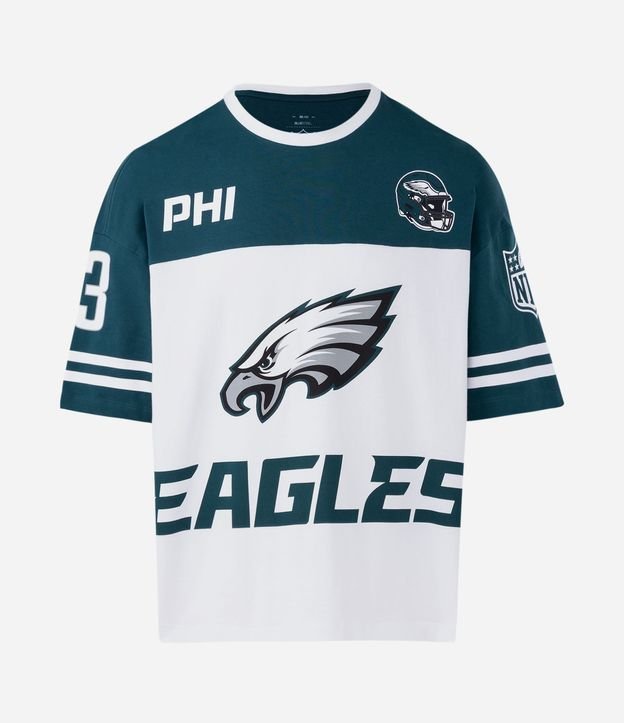 Remera Masculina Oversized Philadelphia Eagles NFL en Algodón 6