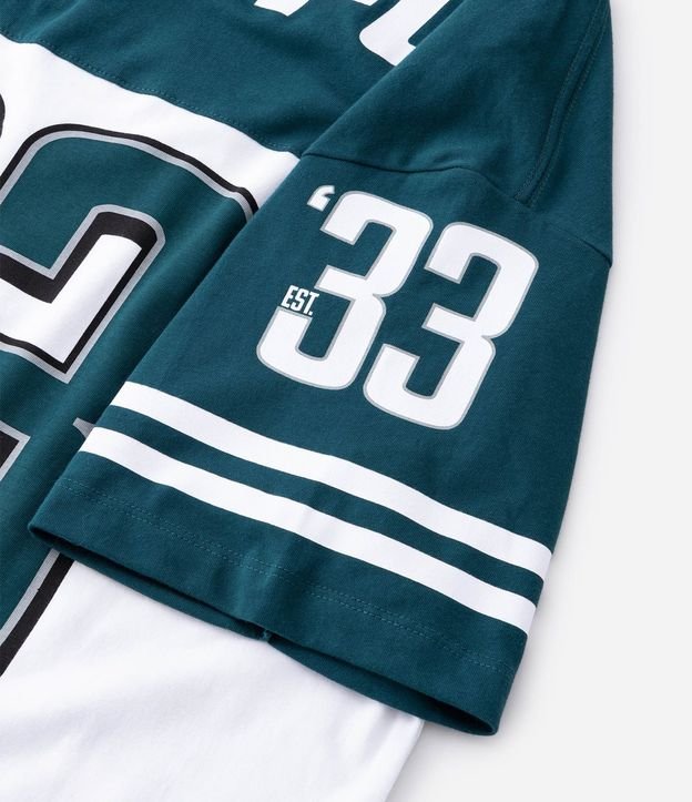 Remera Masculina Oversized Philadelphia Eagles NFL en Algodón 13