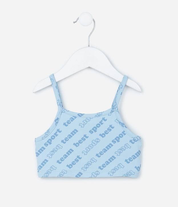 Musculosa Cropped Infantil con Lettering Sport - Talle 2 a 6 años 2
