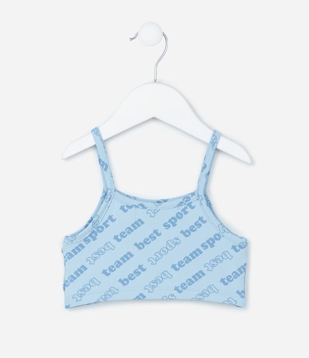 Musculosa Cropped Infantil con Lettering Sport - Talle 2 a 6 años 3